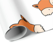 キツネパターン ラッピングペーパー (ロールコーナー)