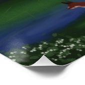 キツネパーソナライズされたポスター ポスター (コーナー)