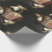 キツネビクトリアンテリア ラッピングペーパー (角)