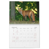 キツネファミリーカレンダー カレンダー (2月 2026)