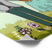 キツネファミリー – 女の子のベビーポスター ポスター (角)