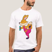 キツネフィットネスダンベル Tシャツ (正面)