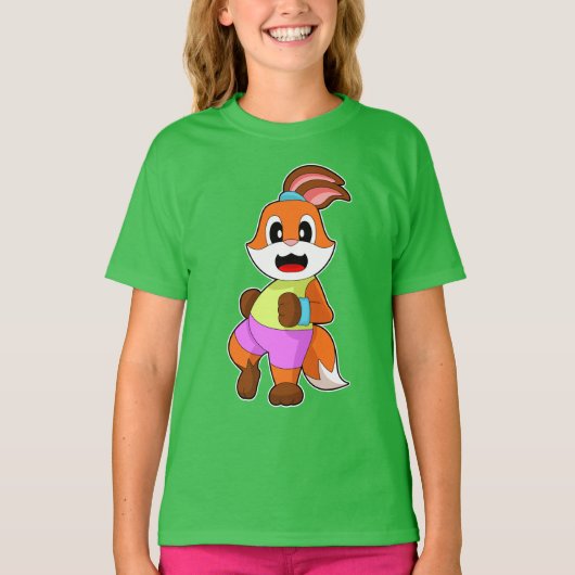 キツネフィットネストレーニング Tシャツ (正面)