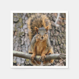 キツネフェイクリス スタンダードカクテルナプキン