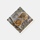 キツネフェイクリス スタンダードカクテルナプキン (角)