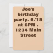 キツネフェイクリス 招待状 (裏面)