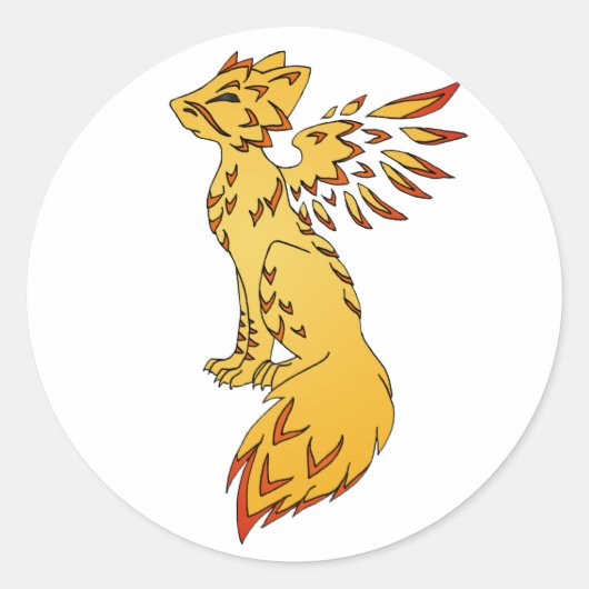 キツネフェニックス ラウンドシール (正面)