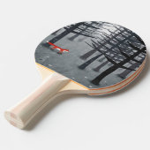 キツネフォレストアート 卓球ラケット (正面アングル)