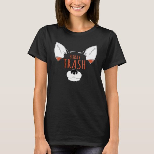 キツネフューリーゴミ Tシャツ (正面)