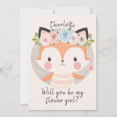 キツネフラワーガール提案カード (正面)