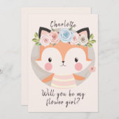 キツネフラワーガール提案カード (正面/裏面)