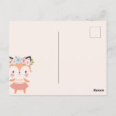 キツネフラワーガール提案カード ポストカード (裏面)