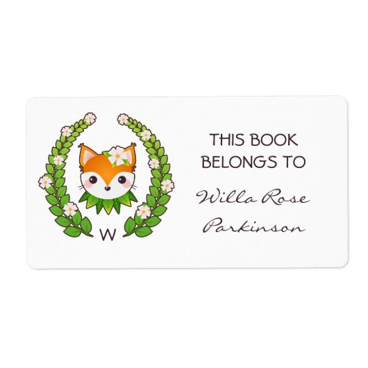 キツネフローラリース ラベル (正面)