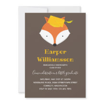 キツネブラウンイエローフォト幼稚園卒業