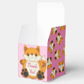 キツネベビーシャワーピンク フェイバーボックス (オープン)