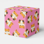 キツネベビーシャワーピンク フェイバーボックス (裏面サイド)