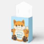 キツネベビーシャワーブルー フェイバーボックス (オープン)