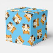 キツネベビーシャワーブルー フェイバーボックス (裏面サイド)