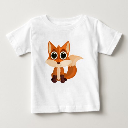キツネベビー ベビーTシャツ (正面)