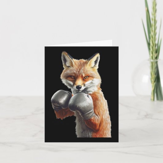 キツネボクシング カード (正面)