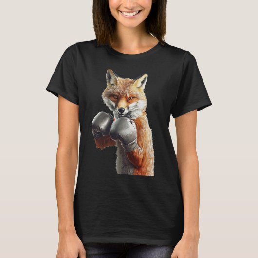 キツネボクシング Tシャツ (正面)