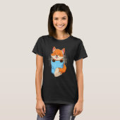キツネポケットのポケットのフェイク Tシャツ (正面フル)