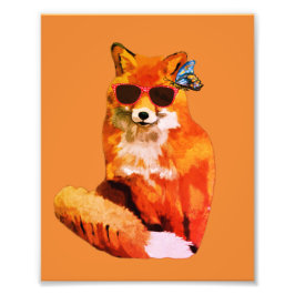 キツネポスターコダックプロフェッショナル写真紙 フォトプリント           