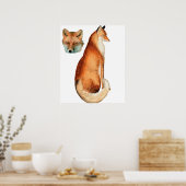 キツネポスター ポスター (キッチン)