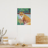 キツネポスター ポスター (キッチン)