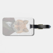 キツネポートレート2 ラゲッジタグ (裏面横)