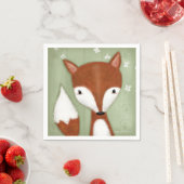 キツネポートレート スタンダードカクテルナプキン (インサイチュ)