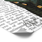 キツネポートレート ポスター (角)