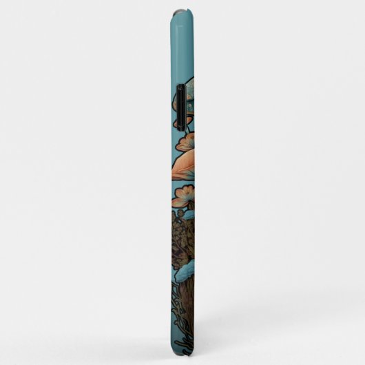 キツネマッシュルームワイルドフラワーコテージコアカスタムフローラ Case-Mate iPhoneケース (裏面/右)