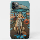 キツネマッシュルームワイルドフラワーコテージコアカスタムフローラ Case-Mate iPhoneケース (裏面)