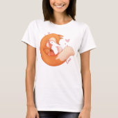キツネママとベビーTシャツ Tシャツ (正面)