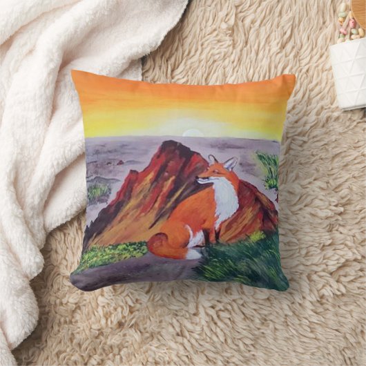 キツネムーサ クッション (ブランケット)