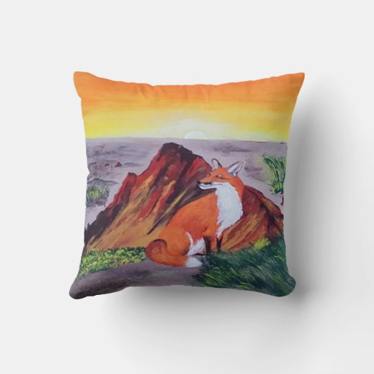 キツネムーサ クッション (裏面)