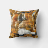 キツネモザイク クッション (裏面)