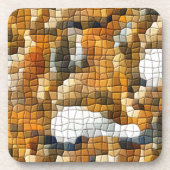 キツネモザイク コースター (正面)