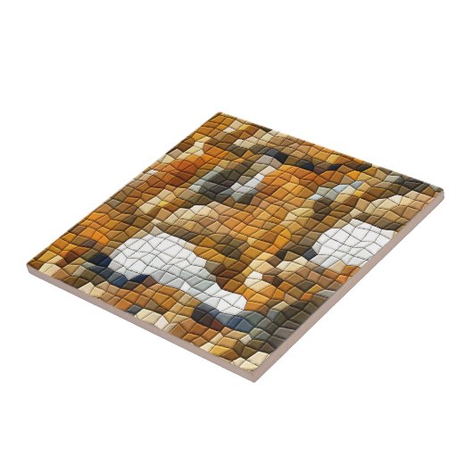 キツネモザイク タイル (側面)