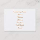 キツネモザイク 名刺 (裏面)