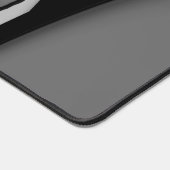 キツネモダンアートデザインインシルバー デスクマット (コーナー)