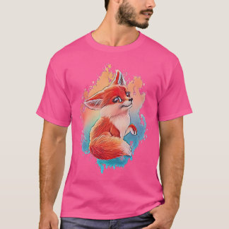 キツネモチーフ Tシャツ