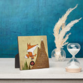 キツネユニサイクリスト – 征服者よりも多い フォトプラーク (インサイチュ)