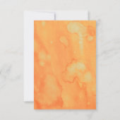 キツネラブウェディングRSVPカード 出欠カード (裏面)