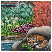 キツネラブ2 ファブリック (クローズアップ)