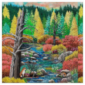 キツネラブ ファブリック (クローズアップ)