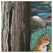 キツネラブ ファブリック (見本)