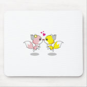 キツネラブ マウスパッド (正面)