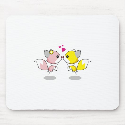 キツネラブ マウスパッド (正面)